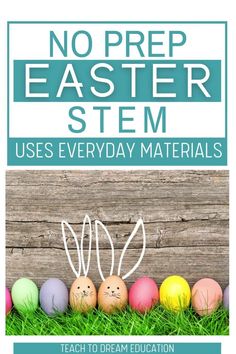 Look no further to find fun and engaging EASTER STEM activities for the elementary and primary classroom. These four great STEAM tasks require no prep and only use basic everyday materials. It is perfect for the busy teacher, and involves challenges that students will love. The tasks promote group work and creative thinking. They also come in digital format and work for home schooling too. Primary School Education, Easter Stem Activities, Fun Learning, Elementary Schools