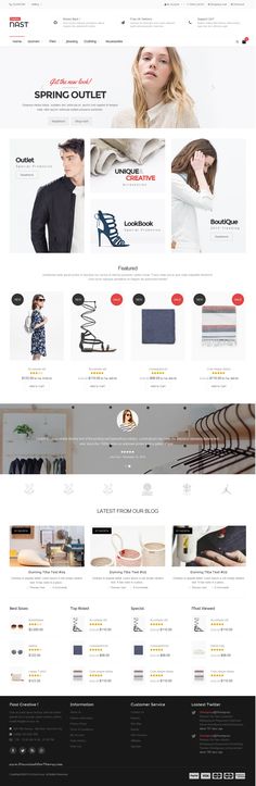 NastCreative – Multipurpose Responsive #OpenCart Themes is a the best design fashion 2015. If you want to have a very unique and attractive design and trying to make your way among numerous #store owners, NastCreative is a great starting point for you. #website Ideas, Shopify Website Design, Ecommerce Website, Website Themes, Ecommerce