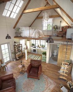Just needs some Christmas light and it  #housedecor #interiordesign #bedroom #dreamhouse #dreambedroom #plants #indoors #house #rooms #bohemian #boho #midcenturymodern #vintage House Plans, Lofts, Tiny House Design, House Design, Tiny House Interior Design, House Layouts, Tiny House