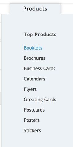 the top products list for business cards in wordpress, which is also available on their website