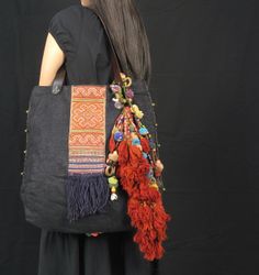 Couture, Bohemian Bag, Linen Bag, Ethnic Bag