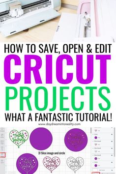 how to save open and edit cricut projects what a fantastic project for beginners