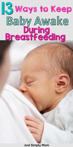 Are you struggling to keep your baby awake during breastfeeding? It's normal to have a sleepy baby while nursing; newborn babies are so sleepy! However, falling asleep at the breast means your baby might not get a full feed. Here are some tips for keeping your baby awake while breastfeeding. After Baby, Pregnant Mom, First Time Moms, Preemie