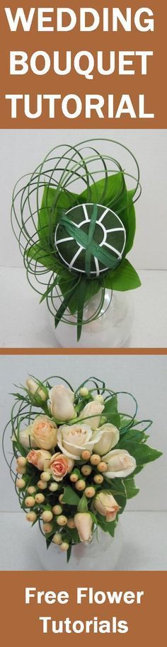 Bridesmaid Bouquets Tutorial - Easy and Free Step Flower Tutorials  Learn how to make bridal bouquets, wedding corsages, groom boutonnieres, church decorations and reception centerpieces.  Buy wholesale flowers and discount florist supplies Bridal Bouquets, Flower Bouquet Diy, Bouquet Tutorial, Diy Wedding Flowers, Diy Bouquet, Floral Bouquets, Bridesmaid Bouquets, Bridal Bouquet Flowers
