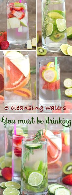 5 delicious summer cleansing waters that you should be drinking everyday to stay hydrated Cleansing Drinks