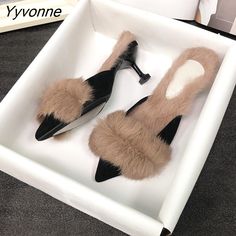 Shipping: Worldwide Express Shipping AvailableDelivery time: 7-15Days Fast ShippingReturns: Fast refund, 100% Money Back Guarantee.Brand Name: SLWFGTShoes Type: SlidesApplicable Place: OutsideUpper Material: PUHeel Height: Med (3cm-5cm)Origin: Mainland ChinaCN: HubeiSeason: Spring/AutumnHeel Type: Hoof HeelsItem Type: SlippersModel Number: 20221011171121Fashion Element: ShallowDepartment Name: AdultOutsole Material: RubberWith Platforms: NoInsole Material: PUPattern Type: SolidFit: Fits true to Womens Slippers, Heeled Mules, Pleaser Heels, Cute Shoes Heels, Funky Shoes, Luxury Slides