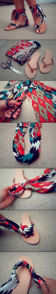 DIY Fashion Ideas Flip Flops, Slippers, Summer Diy, Diy, Diy Fashion, Diy Clothing, Diy Shoes, Diy Style, Diy Projects To Try