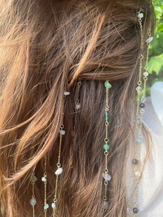 This Hair Jewelry item by EarthandStone1111 has 504 favorites from Etsy shoppers. Ships from Cincinnati, OH. Listed on Nov 2, 2023 Piercing, Beaded Hair Extensions, Bead Hair Accessories, Hair Jewelry For Braids, Beaded Hair Clips, Beads In Hair, Hair Chains, Hair Jewellery, Beads Braided Into Hair