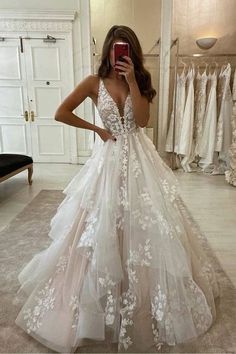 Bride, Prom, Bridal Dresses, Cute Prom Dresses, Pretty Prom Dresses, Cute Wedding Dress, Mode Wanita, Beautiful Dresses