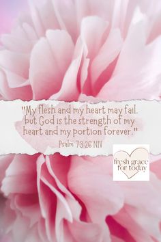 During the difficult times, God invites us to lament with Him. Join us at freshgracefortoday for God is the Strength of My Heart and My Portion Forever | Psalm 73:26 Praying The Psalms, God Is Good, Psalm 73 26, Heavenly Father, Hebrew Words, God Almighty, Lord And Savior