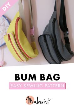 the bum bag sewing pattern is easy to sew
