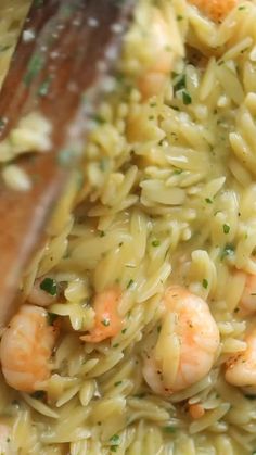 Risotto, Garlic Shrimp Pasta, Garlic Prawns, Garlic Shrimp Recipes, Garlic Shrimp, Shrimp Orzo, Shrimp Pasta Recipes, Shrimp Dishes Recipes, Shrimp Dishes