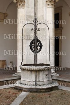 Medieval water well in a cloister Antiques, Bath, Cinderella, Ideas, Medieval Town, Medieval Times