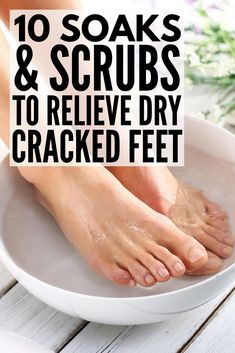 Exfoliating Foot Scrub, Homemade Foot Scrub, Dry Feet Soak