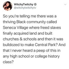 the tweet has been posted to someone about their school's black community