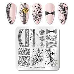 Brand Name: NICOLE DIARYOrigin: CN(Origin)Number of Pieces: One UnitSize: 6*12cmItem Type: TemplateModel Number: 51040Material: Stainless SteelQuantity: 1pcsWeight: 30gTemplate Type: Stamping Lady, Floral, Flower Nails, Design, Ongles, Nail, Uñas, Cool Nail Art, Special Nails