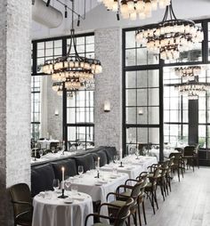 Le Coucou makes it onto our list for best new restaurants you HAVE to try in New York City. Reservations are hard to come by, but the food is great and the experience unforgettable. Architectural Digest, Commercial Interiors, Commercial Design