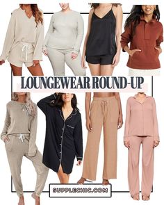 I've rounded up classy & elegant loungewear that is perfect for any season, especially this winter. Check these loungewear tops, loungewear bottoms, loungewear sets, and loungewear jumpsuit for Plus Size Women. Tops, Plus Size, Loungewear, Plus Size Women, Loungewear Jumpsuit, Lounge Wear, Size