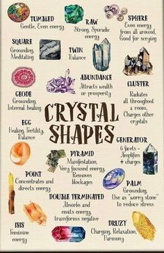 Wicca, Sacred Geometry, Healing Stones, Crystal Healing Chart, Crystal Healing Stones, Crystals And Gemstones, Crystal Healing