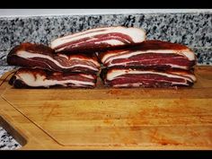 Bacon Gourmet (Pancetta curada brevemente maturada) Bacon, Pancetta, Gourmet, Recetas, Comidas, Gastronomia, Sausage, Charcuterie
