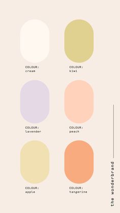 Vibrant Airy Colour Palette by The Wonderbrand for fun and colourful brand Layout, Colour Palettes, Pantone, Color Palette Design, Color Schemes Colour Palettes, Colour Palette, Colour Pallete