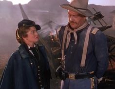 Scene with John Wayne and Joanne Dru from "She Wore a Yellow Ribbon" John John, Actor John, The Quiet Man