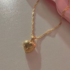 Nutcracker Princess Clara Heart Locket Gold Plated Brass, Gift for her, Locket Necklace Cz Necklace