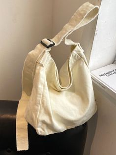 Strap, Cotton Material, Crossbody, Bucket Bag, Bucket