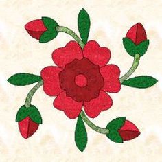 Rose Applique Patterns – Catalog of Patterns Miniature