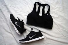 Nike Outfits, Shoes, Trainers, Black White, Nike Free Runs, Nike, Nike Running, Sneaker, Sneakers