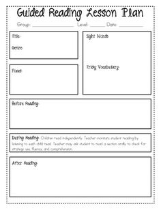 Guided reading form. This will help a LOT!