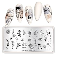 Brand Name: Born PrettyOrigin: CN(Origin)Number of Pieces: One UnitSize: 12*6cm/6cm*6cmItem Type: TemplateModel Number: 50340Material: Stainless SteelQuantity: 1PcWeight: 40gTemplate Type: StampingShape: Rectangle/RoundItem: Nail stamping platesItem2: Nail stampItem Condition: 2020 New Nail DesignsPattern 1: Flower Butterfly Series Image for NailsPattern 2: Ocean Geometry Lace Pattern for Nail TemplateFeature 1: Stainless Steel Nail MoldFeature 2: Nail Art AccessoriesNeed1: Nail Stamping Polish Texture, Design, Nail Designs, Art, Nail Art Designs, Uñas, Nail Stamper, Fingernails, Stamping Nail Polish