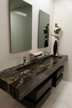Amazing Bathrooms, Beautiful Bathrooms, Vanity Design, Luxury Bathroom