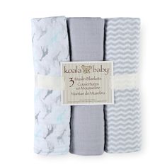 New to Koala Baby! Muslin is a soft and breathable blanket that can be used in multiple ways. Perfect for gifting, this 3-pack muslin blanket is a great choice for surrounding baby with comfort and warmth. Baby Equipment, Muslin Blankets, New Baby Products, Muslin, Bebe