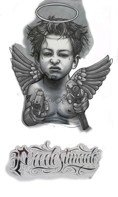 Tattoo Sketches, Cartoon Tattoos, Mr Cartoon Tattoo, Tattoo Drawings, Chicano Tattoos, Gangster Tattoos, Tattoo Design Drawings