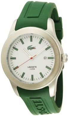 Lacoste 2010412 Advantage Mens Watch:Amazon:Watches Golf, Lacoste Sport, Chronograph Watch, Silver Watch