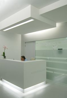 Dental Office, Portugal, by David Cardoso with Joana Marques Dental Office Design Interiors, Dentist Office Design, Dental Office Decor