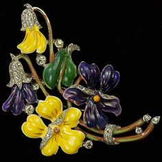 Bouquets, Vintage Rhinestone