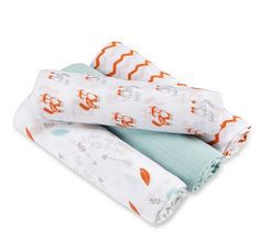 Aden and Anais...2 New Prints exclusive to Babies R Us! Baby Swaddle Blankets, Baby Boy Blankets, Swaddle Blanket, Swaddle Wrap, Muslin Swaddling