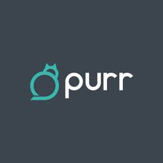 the logo for purr, a company that sells products to people in need of attention