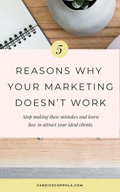 If you've thrown yourself into marketing your business and no one is hiring you, you're probably making one (or more!) of these 5 mistakes. Marketing Strategies