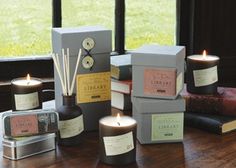 Library Collection Literary Candles, Selling Candles, Candle Collection, Fragrances