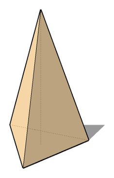 an image of a pyramid that is not in the shape of a square or triangle
