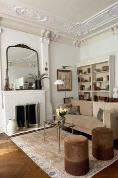 Discover the allure of Parisian Modern Interior Design for Apartments with a touch of spring home decor. Transform your small apartment living room into a cozy haven with home inspo that embodies elegance and charm. Explore room ideas that capture a captivating aesthetic for your space. Living Room Designs