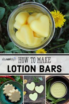 Learn how to make your own easy homemade lotion bars! I’ll share a basic lotion bar formula, tips & tricks, plus 10 favorite recipes! Diy, Natural, Homemade, Blog, Diy Skin, Hobby, Diy Beauty, Rezepte, Skin Remedies