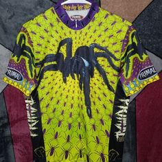 Primal Wear Tarantula Cycling Jersey (M) Vintage, Dope Outfits, Primal Wear, Cycling Jersey, Apparel, Vlone Hoodie, Vetements, Street Wear