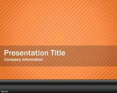 Free Orange PowerPoint template background for presentations Templates Free Download, Template