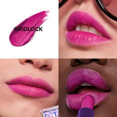 Our shade range has it all: Bold brights. Dark sexy shades. Super-versatile neutrals. Discover The 35 Los Angeles Inspired Vice Lipstick Shades. | Urban Decay Vice Lipstick | Gridlock (Matte) Lip Art, Urban Decay Vice