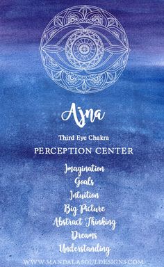 Third Eye Chakra - Ajna || Mandala Soul Designs