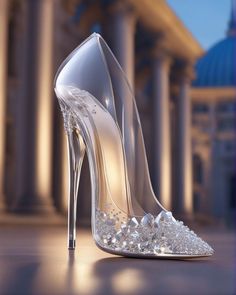 Cinderella, Prom Shoes, Cinderella Heels, Cinderella Wedding Shoes, Cinderella Shoes, Magic Shoes, Fairy Shoes, Fancy Shoes
